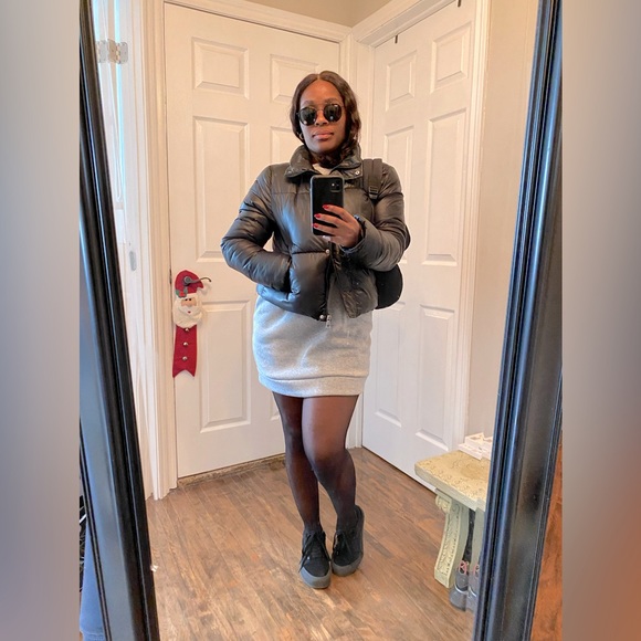 Grey Sweater Dress - Picture 2 of 9